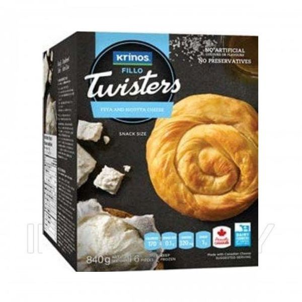 Krinos Fillo Twisters Feta and Ricotta 840gr